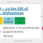 Terremoto de M 6.5 en Afganistán