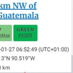Terremoto de M 6.1 en Taxisco, Guatemala